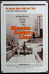 m364 MACON COUNTY LINE one-sheet movie poster '74 Max Baer, true story!