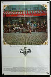 m366 MADWOMAN OF CHAILLOT one-sheet movie poster '69 Katharine Hepburn