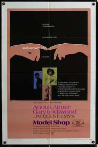 m406 MODEL SHOP one-sheet movie poster '69 Anouk Aimee, Gary Lockwood