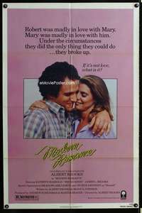 m407 MODERN ROMANCE one-sheet movie poster '81 Albert Brooks, Harrold
