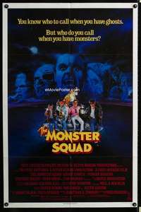 m412 MONSTER SQUAD one-sheet movie poster '87 all the horror greats!