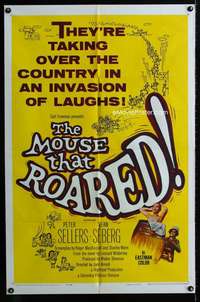 m417 MOUSE THAT ROARED one-sheet movie poster '59 Peter Sellers, Seberg