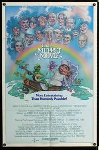 m421 MUPPET MOVIE one-sheet movie poster '79 Jim Henson, Drew Struzan art!