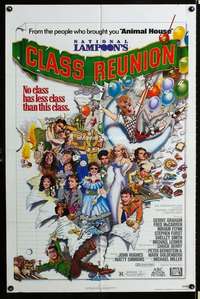 m446 NATIONAL LAMPOON'S CLASS REUNION one-sheet movie poster '82 John Hughes