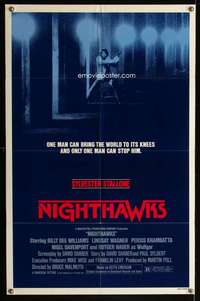 m478 NIGHTHAWKS style A one-sheet movie poster '81 Sylvester Stallone