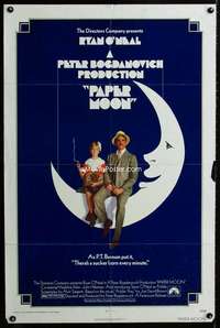 m502 PAPER MOON one-sheet movie poster '73 Tatum & Ryan O'Neal!