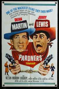 m504 PARDNERS one-sheet movie poster R65 Jerry Lewis, Dean Martin