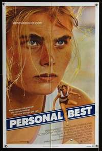 m514 PERSONAL BEST one-sheet movie poster '82 athletic Mariel Hemingway!