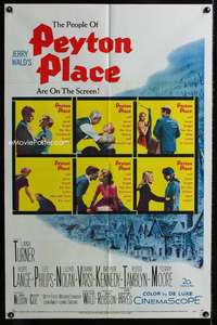 m518 PEYTON PLACE one-sheet movie poster '58 Lana Turner, Hope Lange