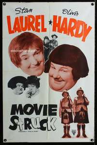 m520 PICK A STAR one-sheet movie poster R40s Laurel & Hardy, Movie Struck!