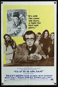 m532 PLAY IT AGAIN SAM one-sheet movie poster '72 Woody Allen, Keaton