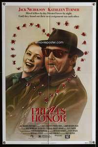 m562 PRIZZI'S HONOR one-sheet movie poster '85 Jack Nicholson, Turner