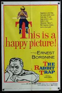 m578 RABBIT TRAP one-sheet movie poster '59 Ernest Borgnine, David Brian
