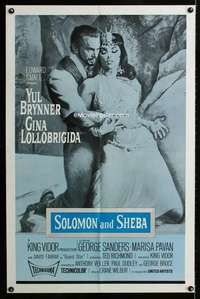 m629 SOLOMON & SHEBA military one-sheet movie poster R60s Gina Lollobrigida