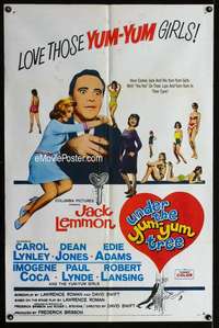 m701 UNDER THE YUM-YUM TREE one-sheet movie poster '63 Jack Lemmon, Lynley