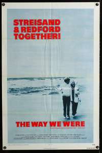 m707 WAY WE WERE int'l one-sheet movie poster '73 Barbra Streisand, Redford
