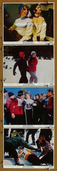 p331 OTHER SIDE OF THE MOUNTAIN 4 vintage movie 8x10 mini lobby cards '75