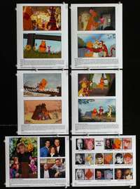 p231 PIGLET'S BIG MOVIE 6 color vintage movie 8x10 stills '03 Winnie the Pooh
