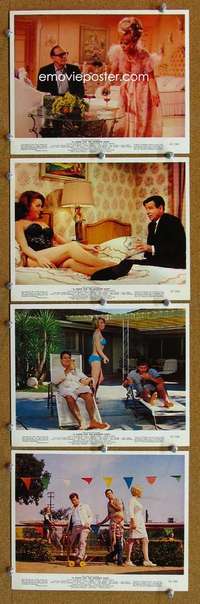 p301 GUIDE FOR THE MARRIED MAN 4 color vintage movie 8x10 stills '67 Matthau