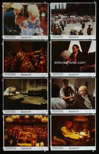 p030 AMADEUS 8 vintage movie color 8x10 mini lobby cards '84 Milos Foreman