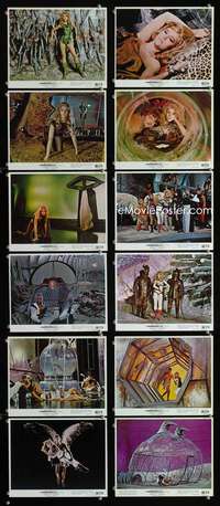 p002 BARBARELLA 12 color vintage movie 8x10 stills '68 Jane Fonda, Roger Vadim