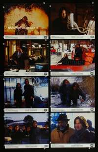 p049 CHAIN REACTION 8 vintage movie color 8x10 mini lobby cards '96Keanu Reeves