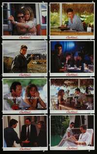 p057 COCKTAIL 8 vintage movie color 8x10 mini lobby cards '88 sexy Tom Cruise!