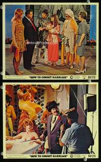 p481 HOW TO COMMIT MARRIAGE 2 color vintage movie 8x10 stills '69 Hope