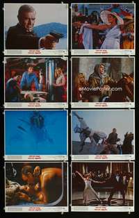 p113 NEVER SAY NEVER AGAIN 8 vintage movie color 8x10 mini lobby cards '83 Bond