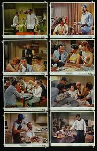 p013 ODD COUPLE 11 color vintage movie 8x10 stills '68 Matthau, Jack Lemmon