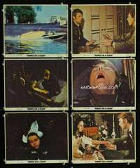 p233 PUPPET ON A CHAIN 6 int'l vintage movie color 8x10 mini lobby cards '72