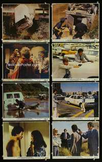 p155 TAKE 8 vintage movie color 8x10 mini lobby cards '74 Billy Dee Williams