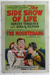 s304 SIDE SHOW OF LIFE linen one-sheet movie poster '24 Ernest Torrence