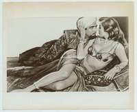 t199 ZARAK vintage 8x10 movie still '56 art of Anita Ekberg & Victor Mature