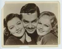 t196 WIFE VS SECRETARY vintage 8x10 movie still '36 Jean Harlow, Gable, Loy