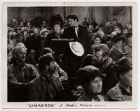 t055 CIMARRON vintage 8x10 movie still '31 Dix & Dunne standing in crowd!