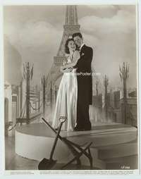 t122 GOLD DIGGERS IN PARIS vintage 7.5x9.5 movie still '38 Rudy Vallee, Lane