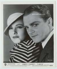 t121 G-MEN vintage 8x10 movie still R49 James Cagney & Ann Dvorak close up!