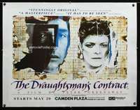 w320 DRAUGHTSMAN'S CONTRACT linen advance British quad movie poster R94