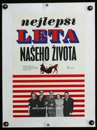 w114 BEST YEARS OF OUR LIVES linen Czech movie poster '47 Myrna Loy
