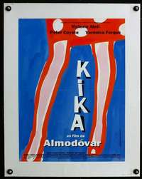 w209 KIKA linen French 15x20 movie poster '93 Almodovar, cool art!
