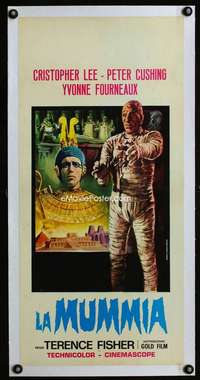 w100 MUMMY linen Italian locandina movie poster R60s Peter Cushing