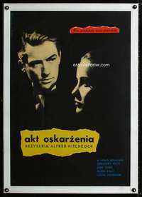 w169 PARADINE CASE linen Polish 23x33 movie poster '59 Lipinski art!