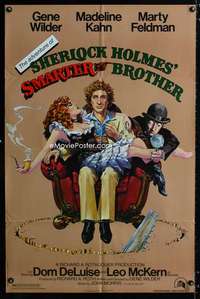 y988 ADVENTURE OF SHERLOCK HOLMES' SMARTER BROTHER one-sheet movie poster '75
