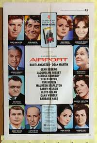 y984 AIRPORT one-sheet movie poster '70 Burt Lancaster, Dean Martin