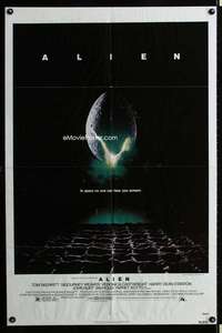 y981 ALIEN one-sheet movie poster '79 Ridley Scott sci-fi classic!