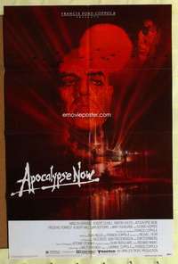 y966 APOCALYPSE NOW one-sheet movie poster '79 Marlon Brando, Bob Peak art!