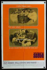 y949 BALLAD OF CABLE HOGUE one-sheet movie poster '70 Sam Peckinpah