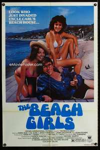 y938 BEACH GIRLS one-sheet movie poster '82 teens, sex & drugs!