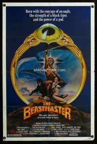 y935 BEASTMASTER one-sheet movie poster '82 Marc Singer, Tanya Roberts